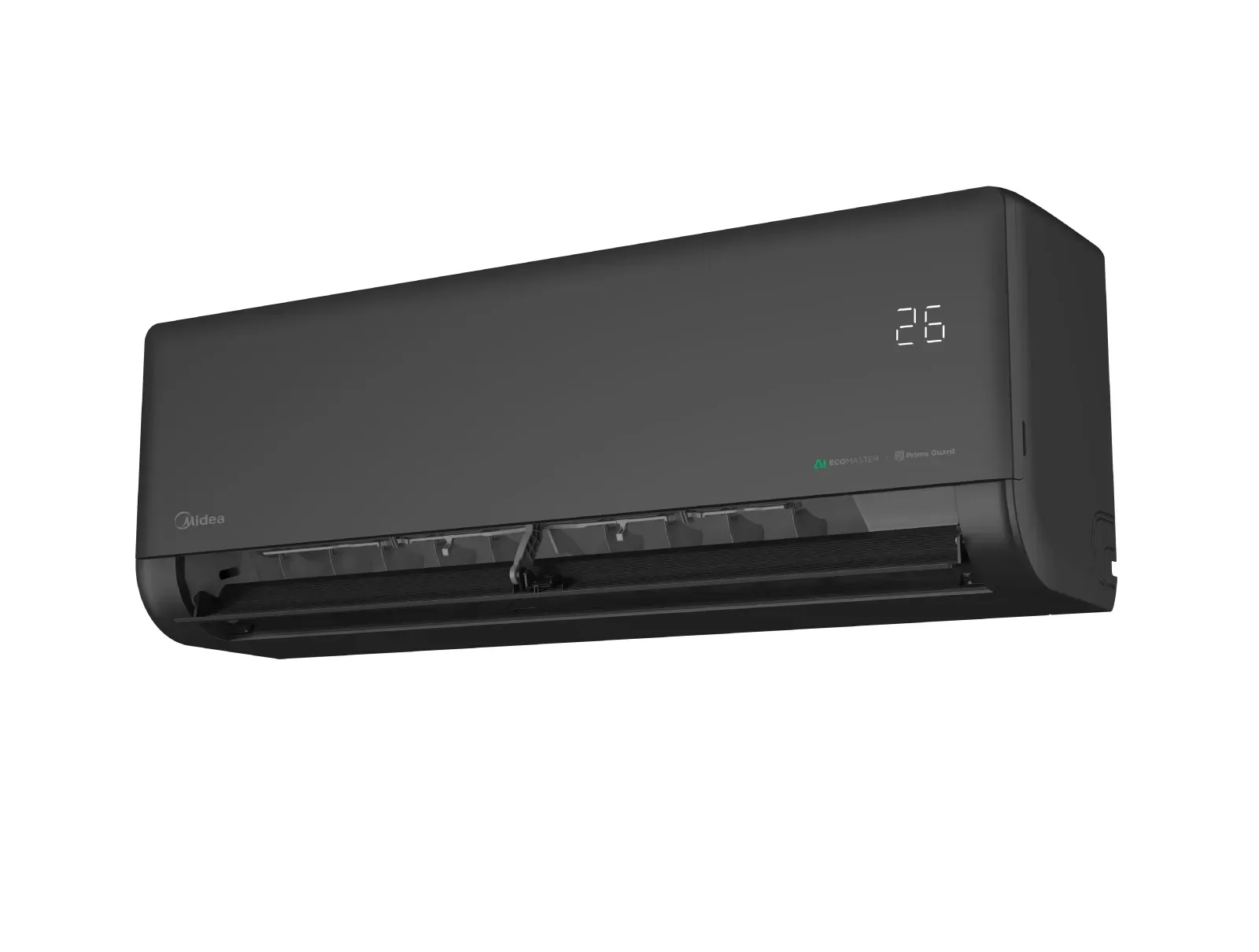 Midea ECO MASTER Split Air Conditioner, 1 Ton, AI-Powered Comfort & Effortless Saving, Black